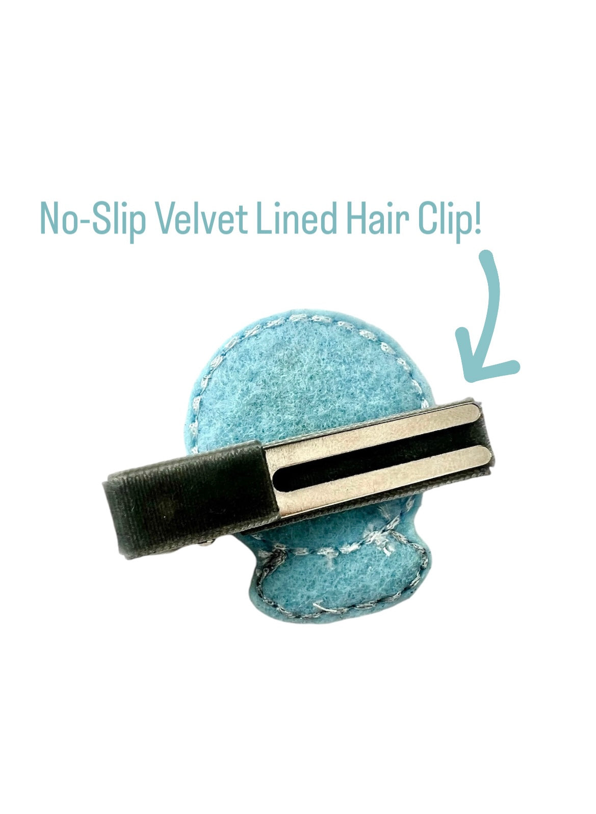 Christmas Tree Snow Globe Hair Clip